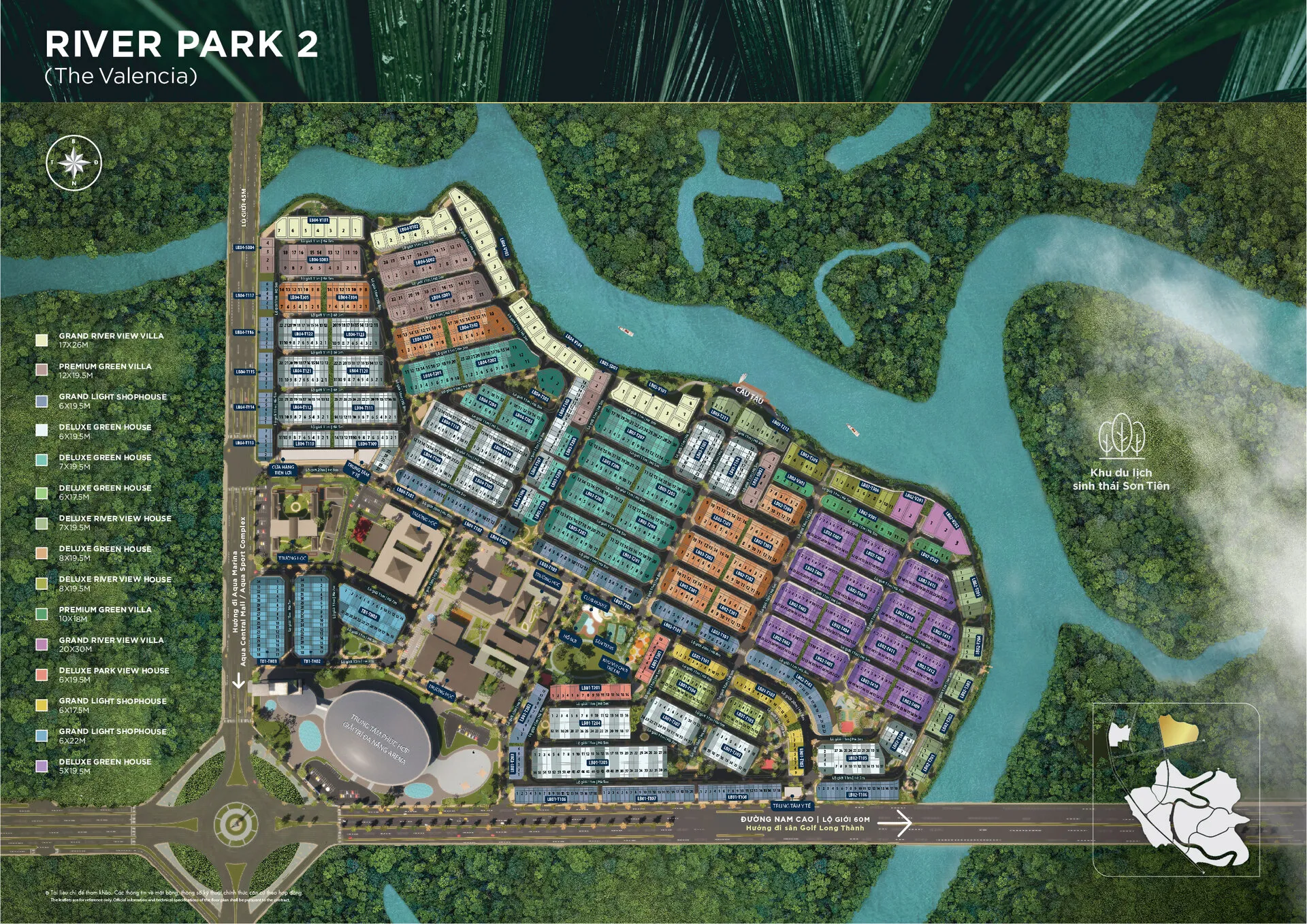 Mặt bằng phân khu River Park 2 