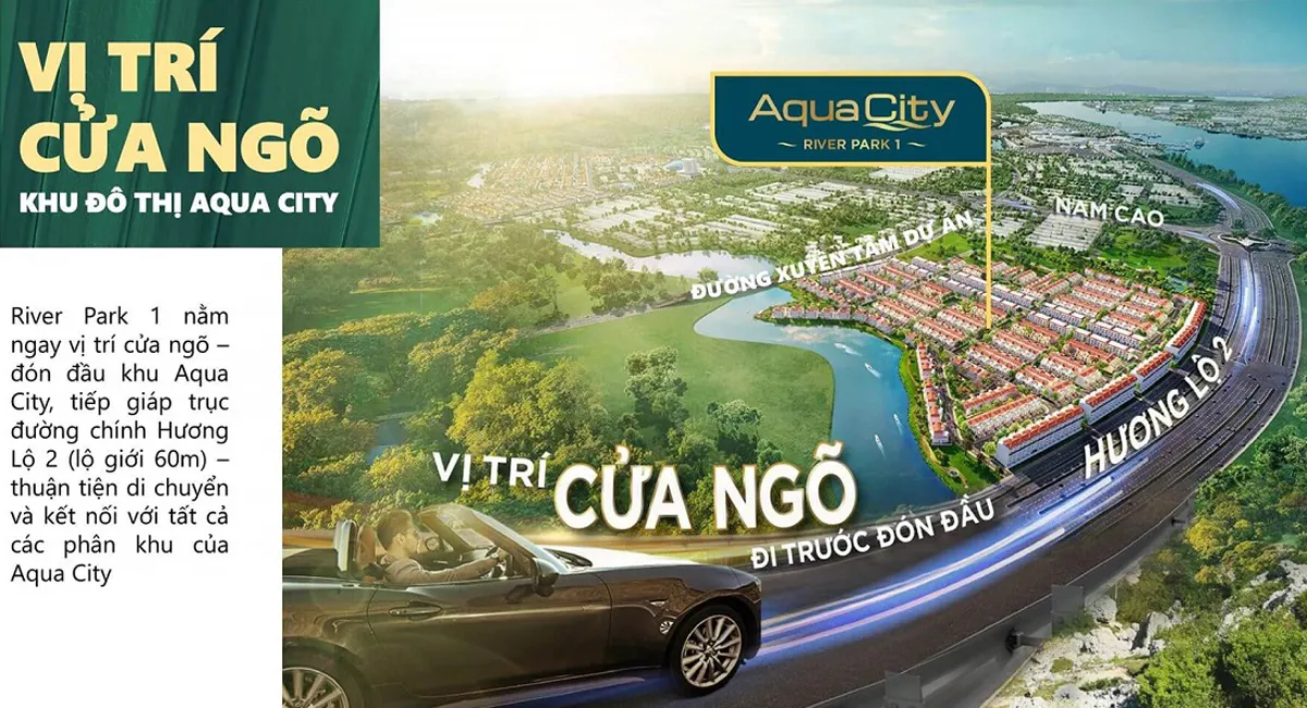 Vị trí phân khu River Park 1